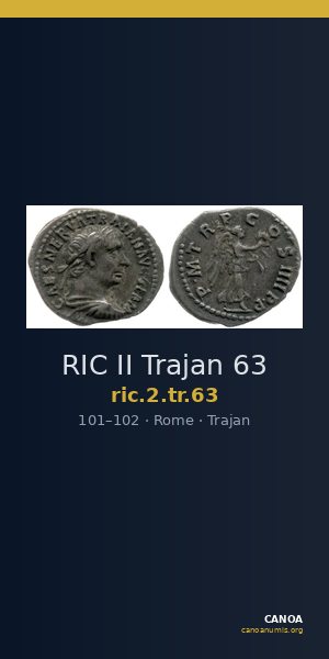 RIC II Trajan 63 — CANOA