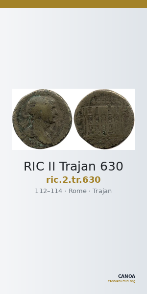 RIC II Trajan 630 — CANOA
