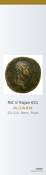 RIC II Trajan 631 — CANOA