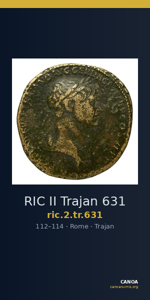 RIC II Trajan 631 — CANOA