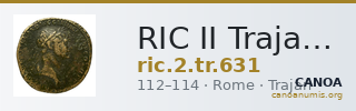 RIC II Trajan 631 — CANOA