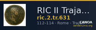 RIC II Trajan 631 — CANOA