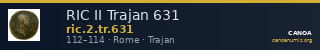 RIC II Trajan 631 — CANOA