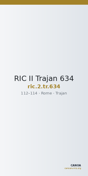 RIC II Trajan 634 — CANOA