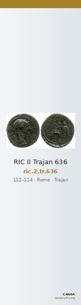 RIC II Trajan 636 — CANOA
