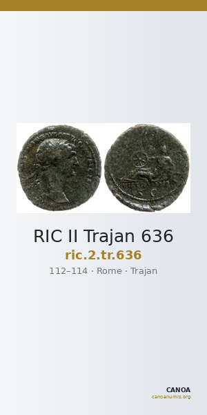 RIC II Trajan 636 — CANOA