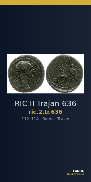 RIC II Trajan 636 — CANOA