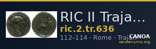 RIC II Trajan 636 — CANOA
