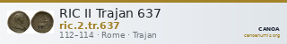 RIC II Trajan 637 — CANOA