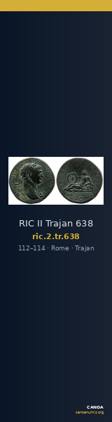 RIC II Trajan 638 — CANOA