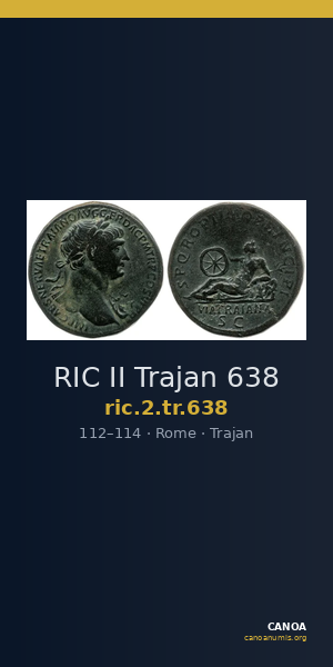 RIC II Trajan 638 — CANOA