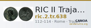 RIC II Trajan 638 — CANOA