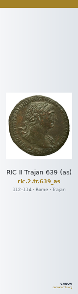 RIC II Trajan 639 (as) — CANOA