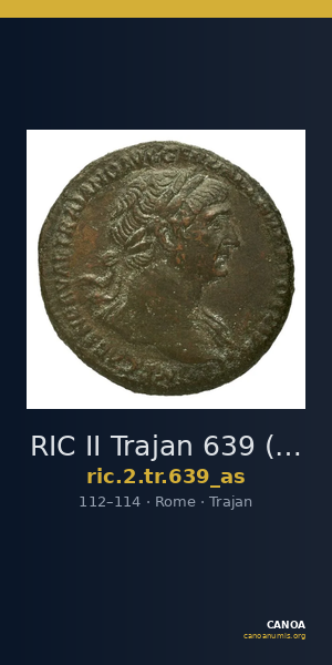 RIC II Trajan 639 (as) — CANOA