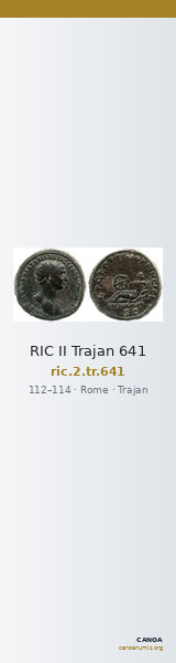 RIC II Trajan 641 — CANOA