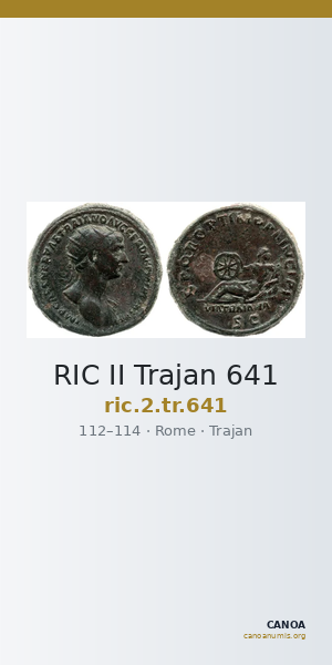 RIC II Trajan 641 — CANOA