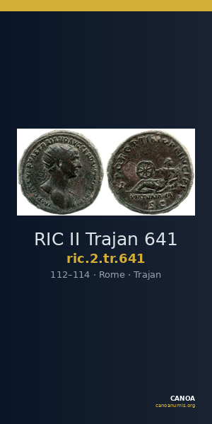 RIC II Trajan 641 — CANOA