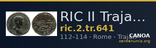 RIC II Trajan 641 — CANOA