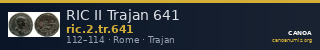 RIC II Trajan 641 — CANOA