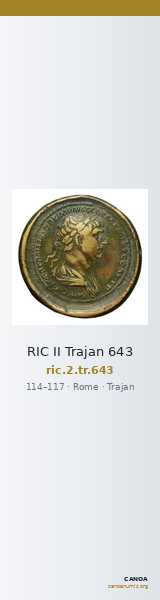 RIC II Trajan 643 — CANOA