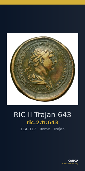 RIC II Trajan 643 — CANOA
