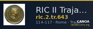 RIC II Trajan 643 — CANOA