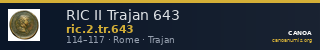 RIC II Trajan 643 — CANOA