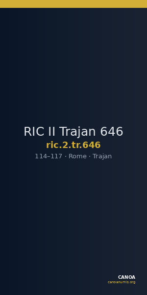 RIC II Trajan 646 — CANOA