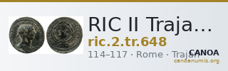 RIC II Trajan 648 — CANOA