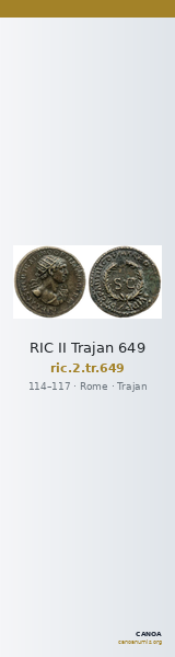 RIC II Trajan 649 — CANOA