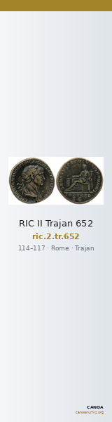 RIC II Trajan 652 — CANOA