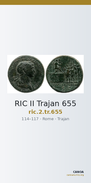 RIC II Trajan 655 — CANOA