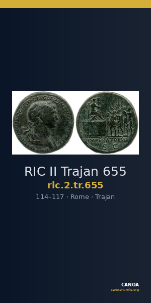 RIC II Trajan 655 — CANOA