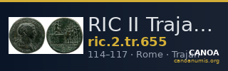 RIC II Trajan 655 — CANOA