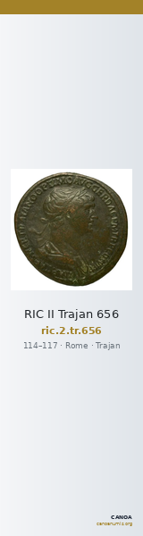 RIC II Trajan 656 — CANOA