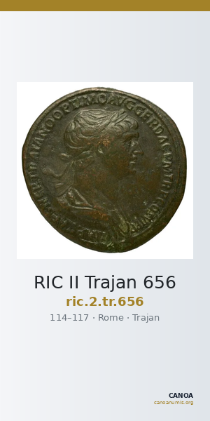 RIC II Trajan 656 — CANOA