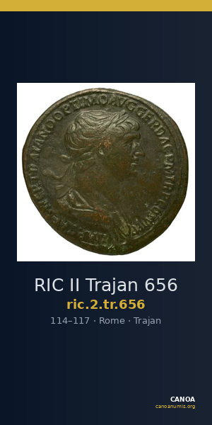 RIC II Trajan 656 — CANOA