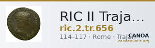 RIC II Trajan 656 — CANOA