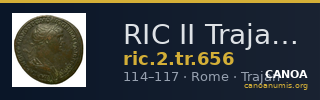 RIC II Trajan 656 — CANOA