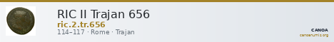 RIC II Trajan 656 — CANOA