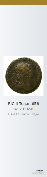 RIC II Trajan 658 — CANOA