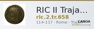 RIC II Trajan 658 — CANOA