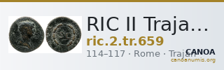RIC II Trajan 659 — CANOA