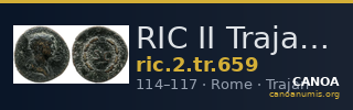 RIC II Trajan 659 — CANOA
