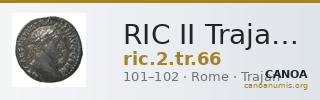 RIC II Trajan 66 — CANOA