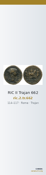 RIC II Trajan 662 — CANOA