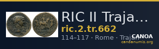 RIC II Trajan 662 — CANOA