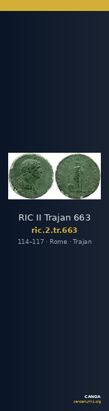 RIC II Trajan 663 — CANOA