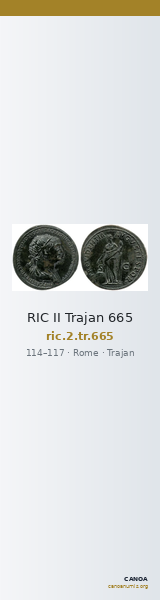 RIC II Trajan 665 — CANOA