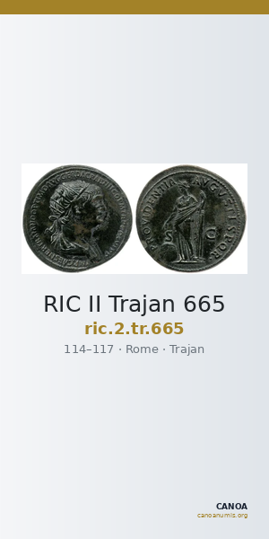 RIC II Trajan 665 — CANOA